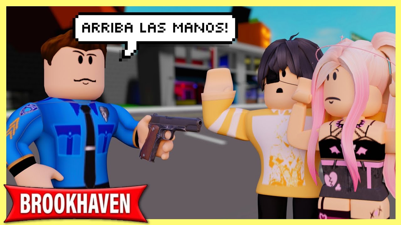 ROTINA DE POLICIAL NO BROOKHAVEN!!! - ROBLOX 