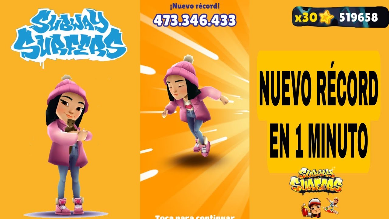 Como poner tu propio récord en Subway Surfers.. fácil y rapido