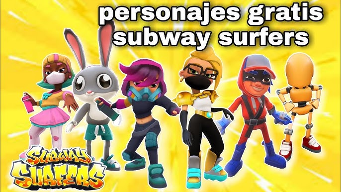 como tener todos los personajes desbloqueados y gratis en Subway surfers  2023 hack 