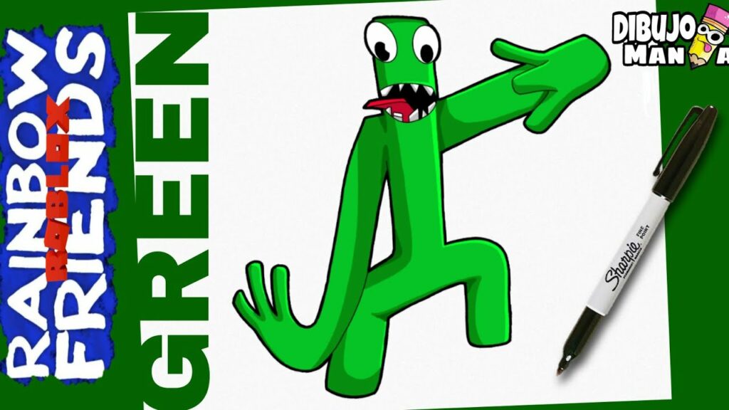 Зеленая радужная подружка из пластилина и как нарисовать зеленую радужную подружку эскизные рисунки, юлька рисунки
 HD 
 02