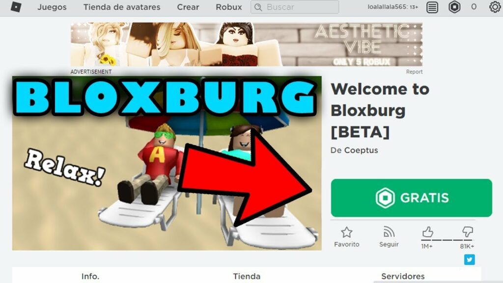 Roblox - Primeira vez no Bloxburg (SasaviGamer) Entrei com Robux Grátis que ganhei