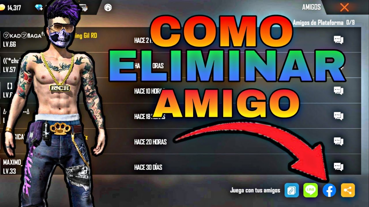 Como Eliminar Amigos en Free Fire