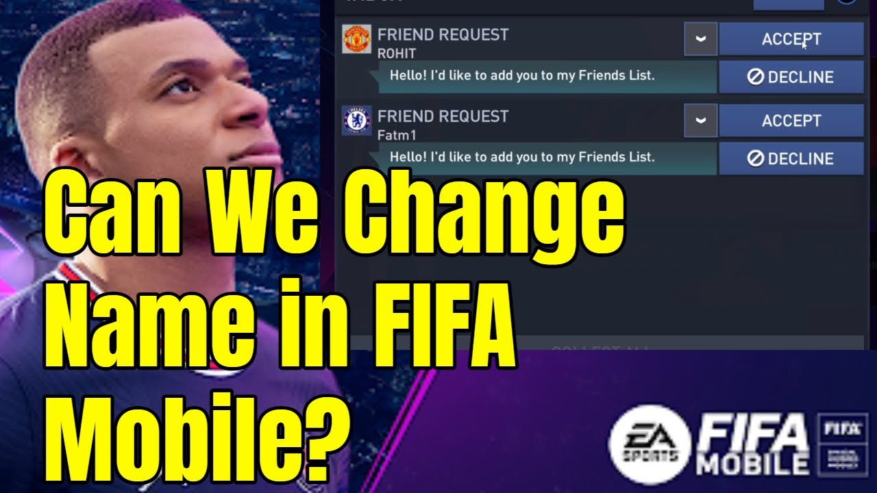 Cómo cambiar el nombre en FIFA Mobile