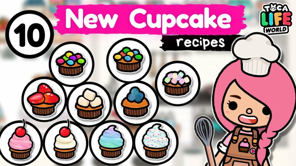 Como hacer cupcakes en Toca Life World