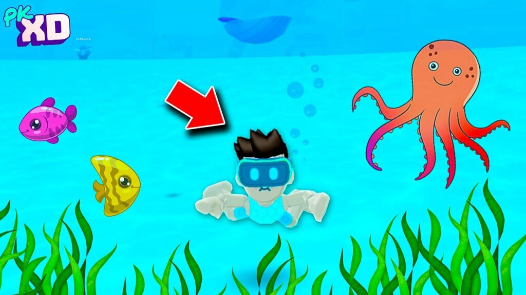 Cómo nadar bajo el agua en PK XD