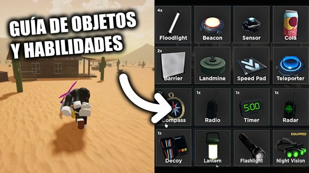 COMO USAR E EQUIPAR COISAS NO EVADE ROBLOX [DICAS EVADE] 