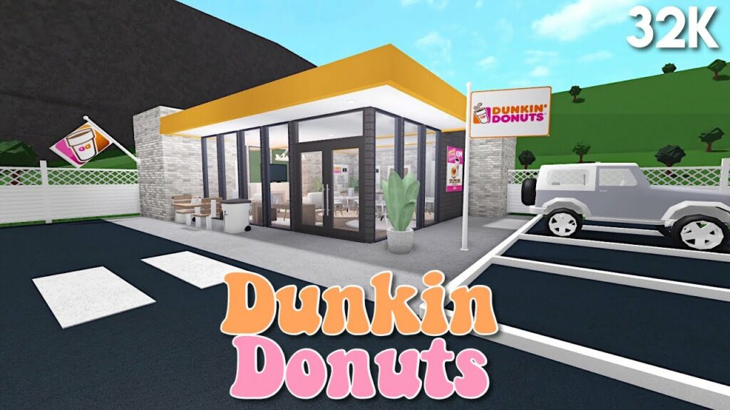 Cómo hacer un Dunkin Donuts en Bloxburg