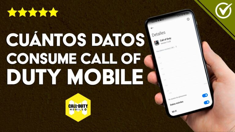 Cuántos Datos Consume Call of Duty Mobile
