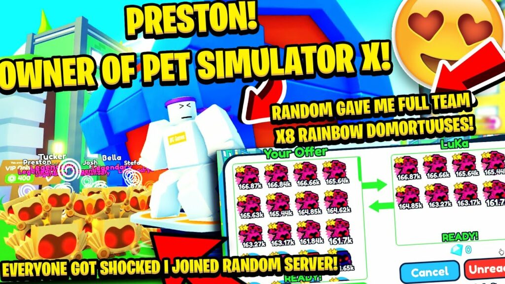 Kus on Preston? Pet Simulator X