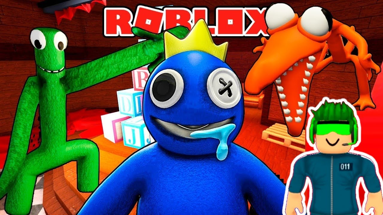 FIQUEI SOZINHO CONTRA TODOS OS AMIGOS COLORIDOS!! [RAINBOW FRIENDS] - ROBLOX  