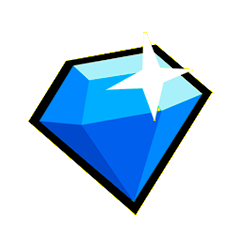 logotipo de diamante free fire