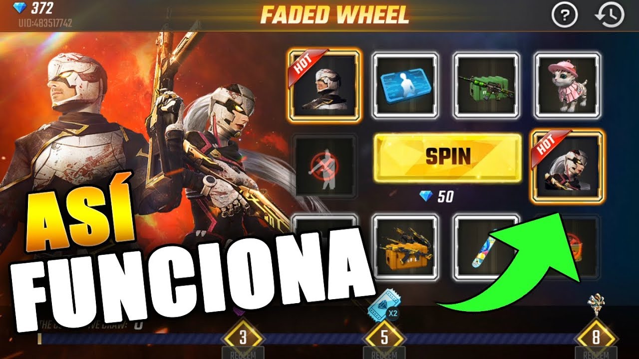 Lucky Spin Free Fire Ruleta