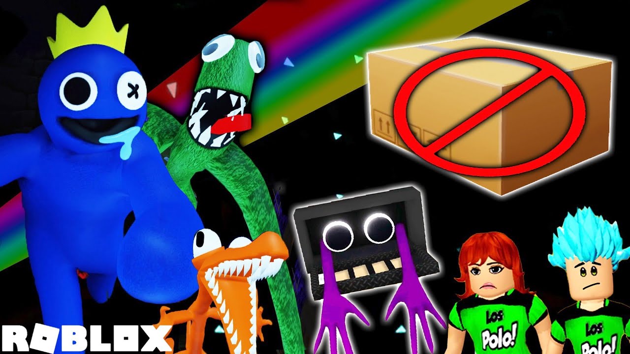 Персонажи из роблокс «Rainbow Friends»