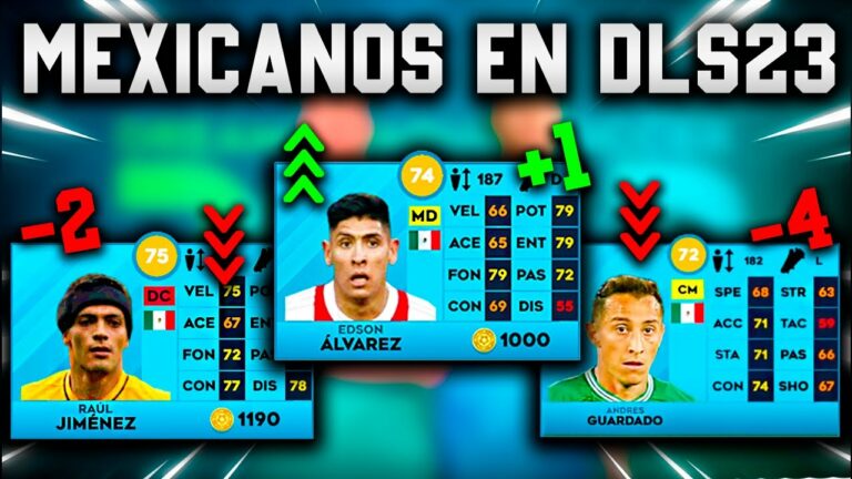 Todos los Jugadores Mexicanos en Dream League Soccer 2024 MyTruKo