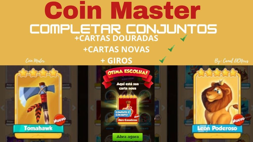 Valor Cartas Raras Coin Master